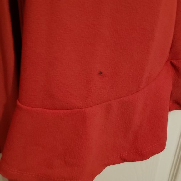 Rebdolls Special Edition Bell Sleeve Ruffled Tie Front Mini Dress NWT - Picture 5 of 6